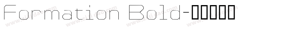 Formation Bold字体转换